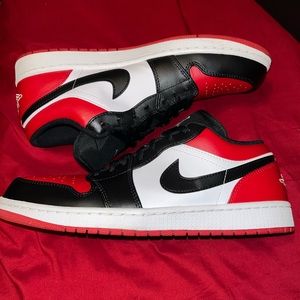 Jordan 1 Bred Toe Low (FREE SHIPPING)